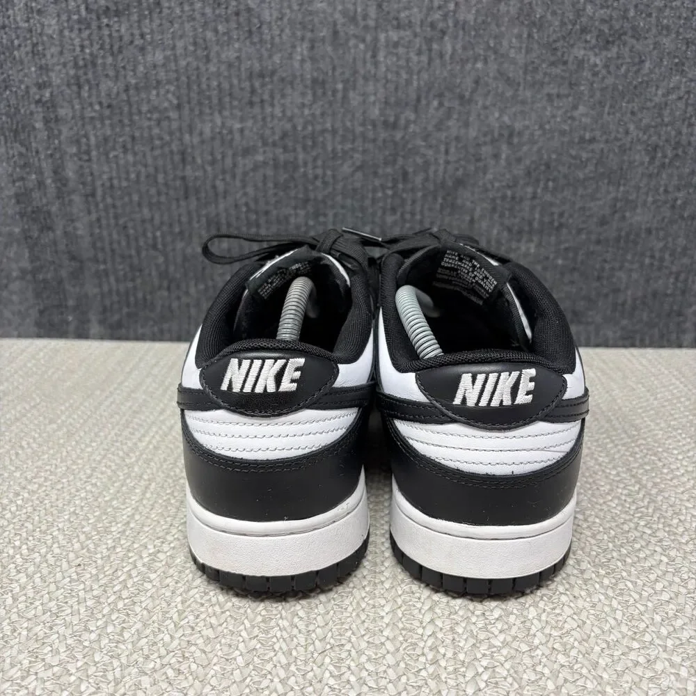 Nike Dunk Low Retro Panda White Black Leather Shoes Mens Size 9 DD1391-100